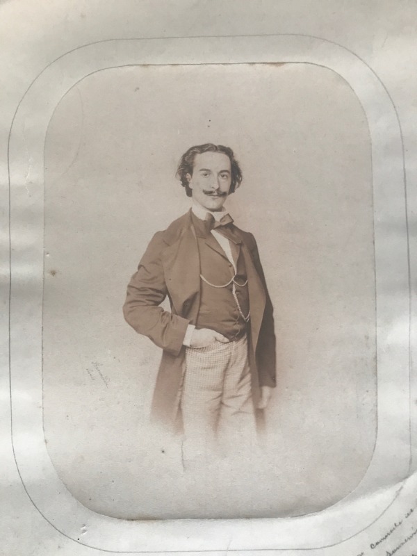 Image du produit Alfred Chapuy, danseur à l'opéra. Le 20 9bre 1852.