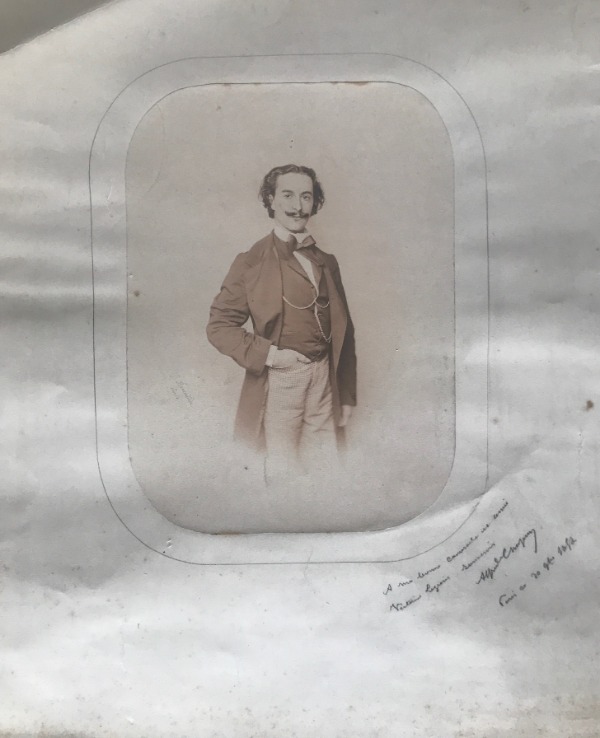 Image du produit Alfred Chapuy, danseur à l'opéra. Le 20 9bre 1852.