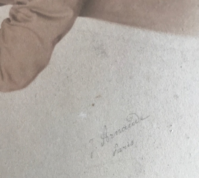 Image du produit Alfred Chapuy, danseur à l'opéra. Le 20 9bre 1852.