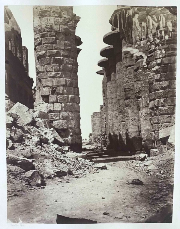 Product image Avenue centrale de la salle hypostyle. Karnak, Thèbes.