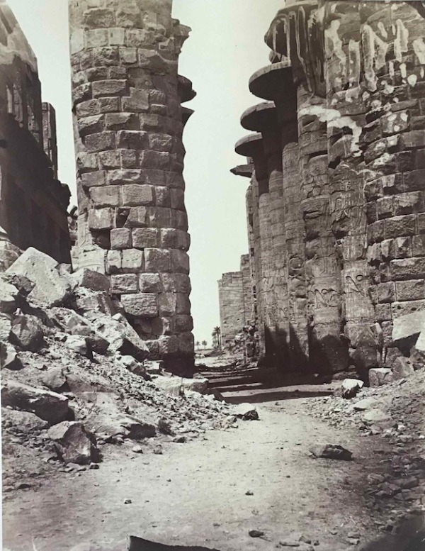 Product image Avenue centrale de la salle hypostyle. Karnak, Thèbes.