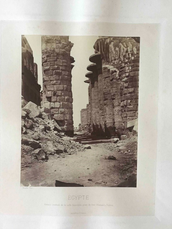 Product image Avenue centrale de la salle hypostyle. Karnak, Thèbes.