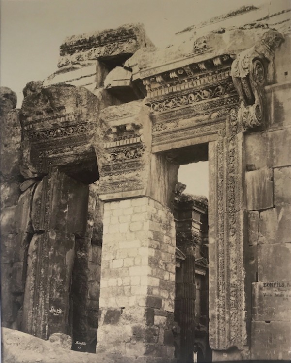 Product image Baalbeck. Autoportrait de F. Bonfils. 1873.