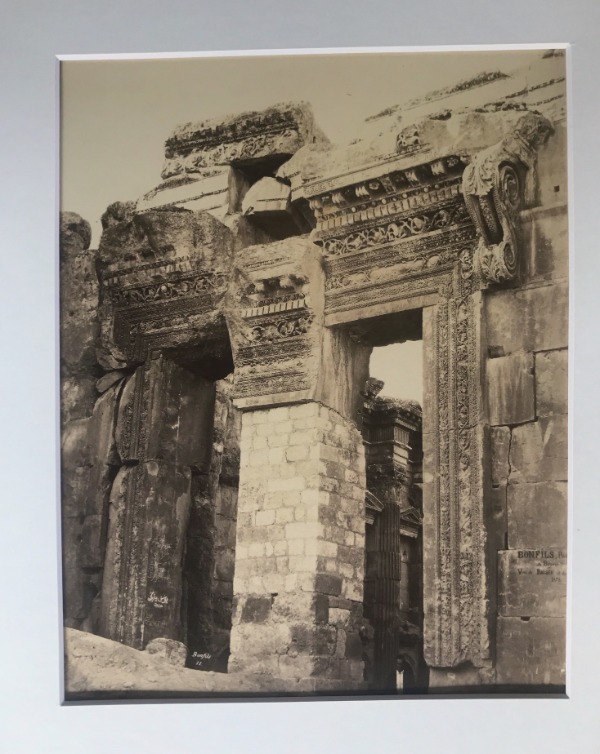 Product image Baalbeck. Autoportrait de F. Bonfils. 1873.