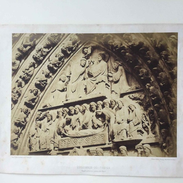 Image du produit Cathédrale de Paris. Tympan porte côté nord. Façade principale.