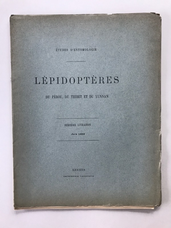 Product image Chine. Lépidoptères. 1876.