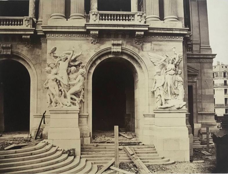 Image du produit Façade de l'opéra Garnier. 2 photographies.