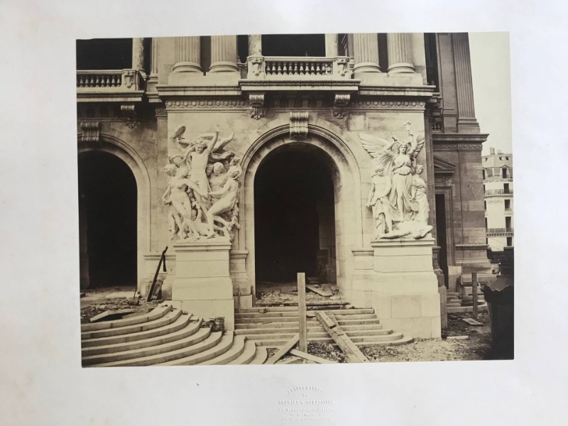 Image du produit Façade de l'opéra Garnier. 2 photographies.