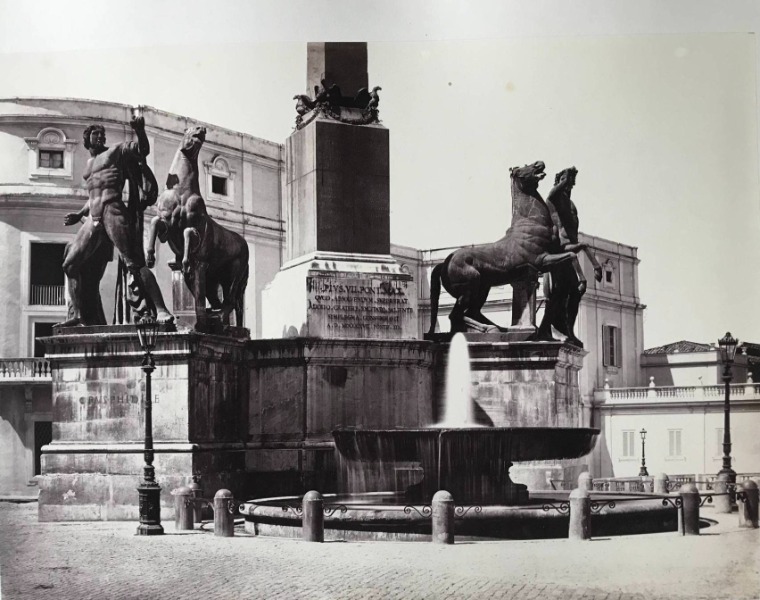 Image du produit Fontaine des dioscures. Quirinale à Rome.