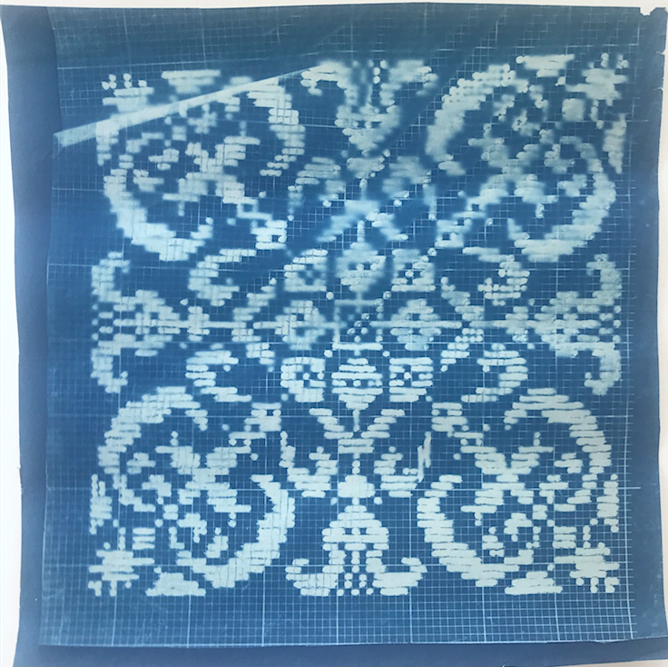 Miniature du produit Grands cyanotypes. Modèles de Broderies.