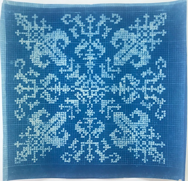 Image du produit Grands cyanotypes. Modèles de Broderies.