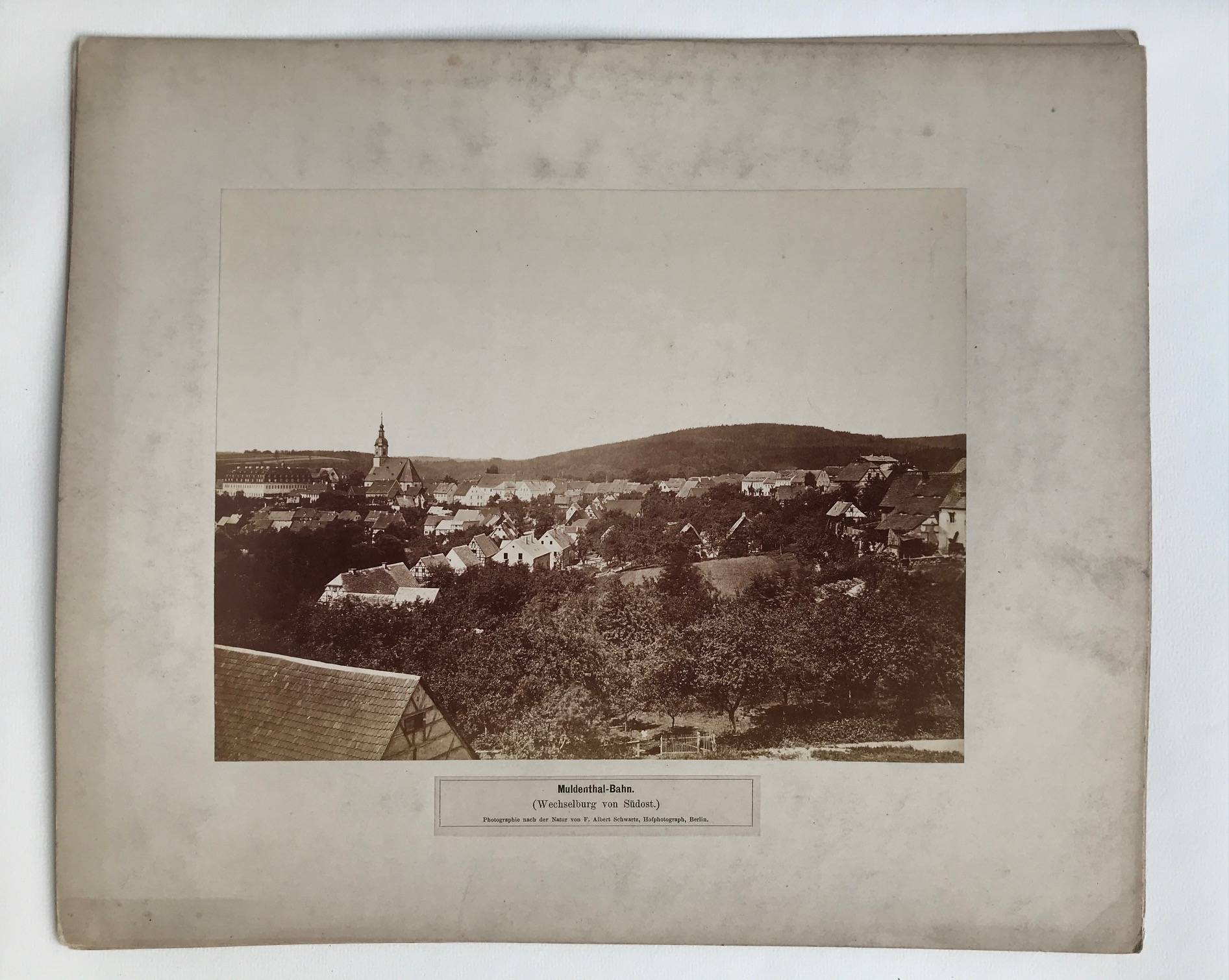 Product Muldenthal-Bahn. 5 photographies à l'albumine années 1880. thumbnail