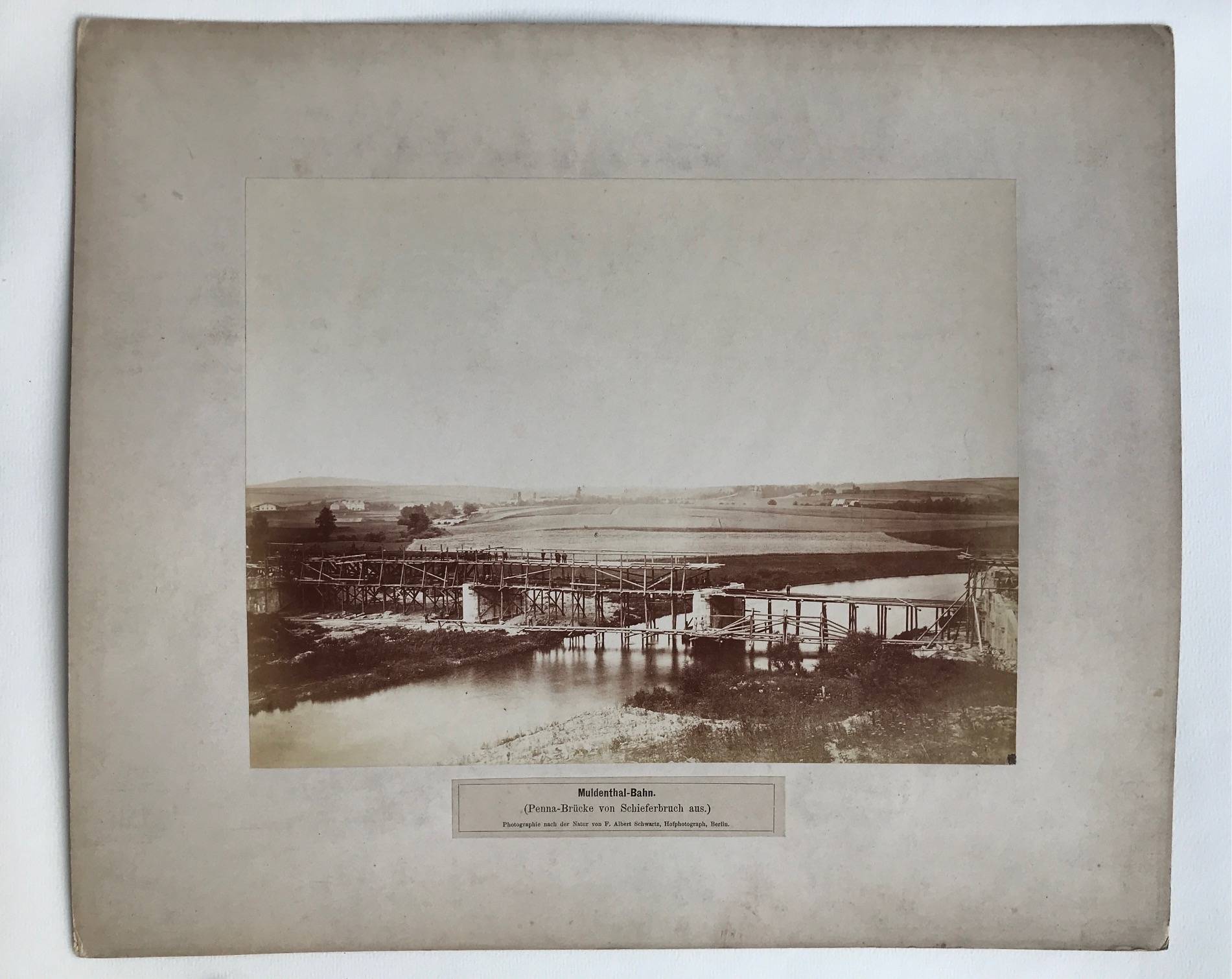 Product Muldenthal-Bahn. 5 photographies à l'albumine années 1880. thumbnail