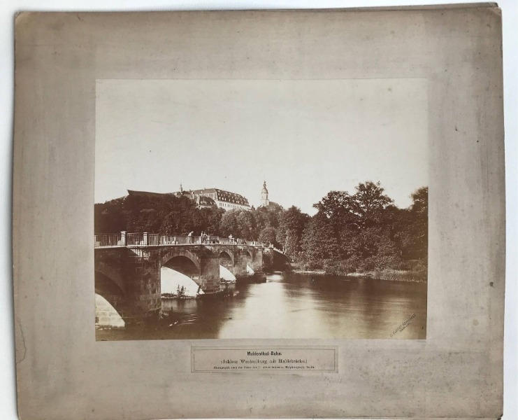 Product image Muldenthal-Bahn. 5 photographies à l'albumine années 1880.