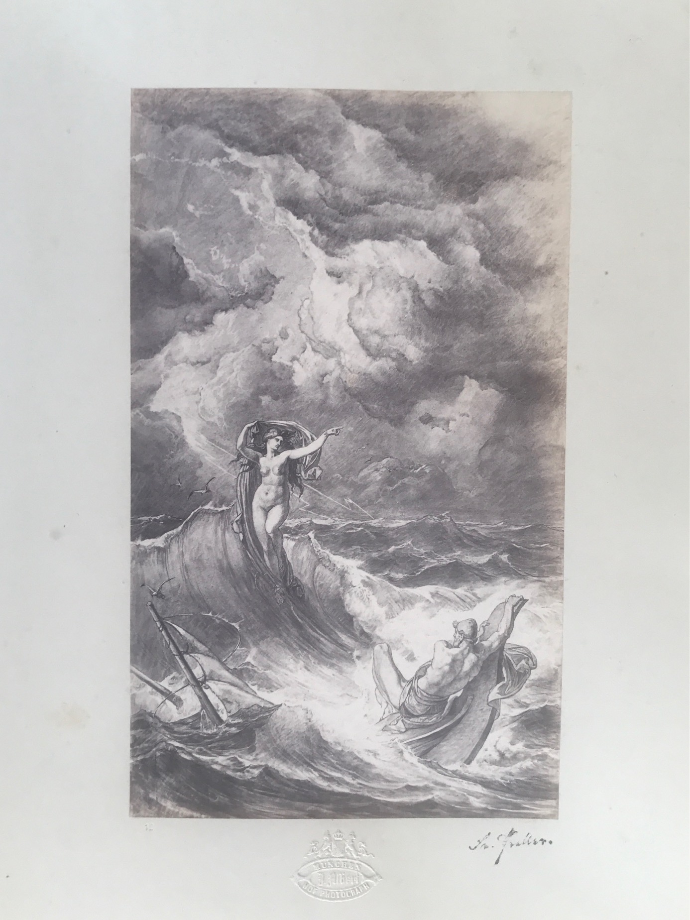 Miniature du produit Odyssee Landschaften. 16 photographies à partir des dessins de Friedrich Preller's. 1863.
