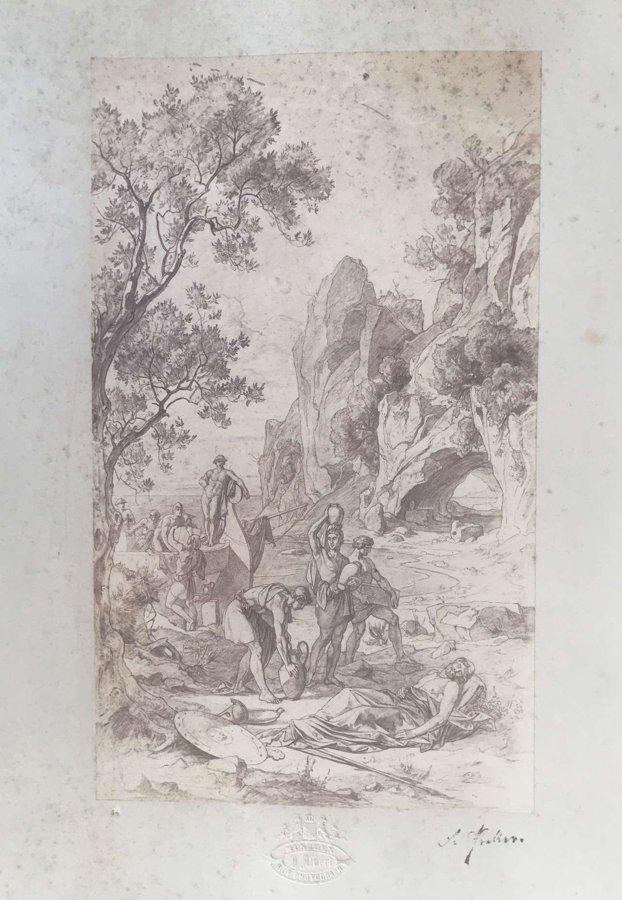 Miniature du produit Odyssee Landschaften. 16 photographies à partir des dessins de Friedrich Preller's. 1863.