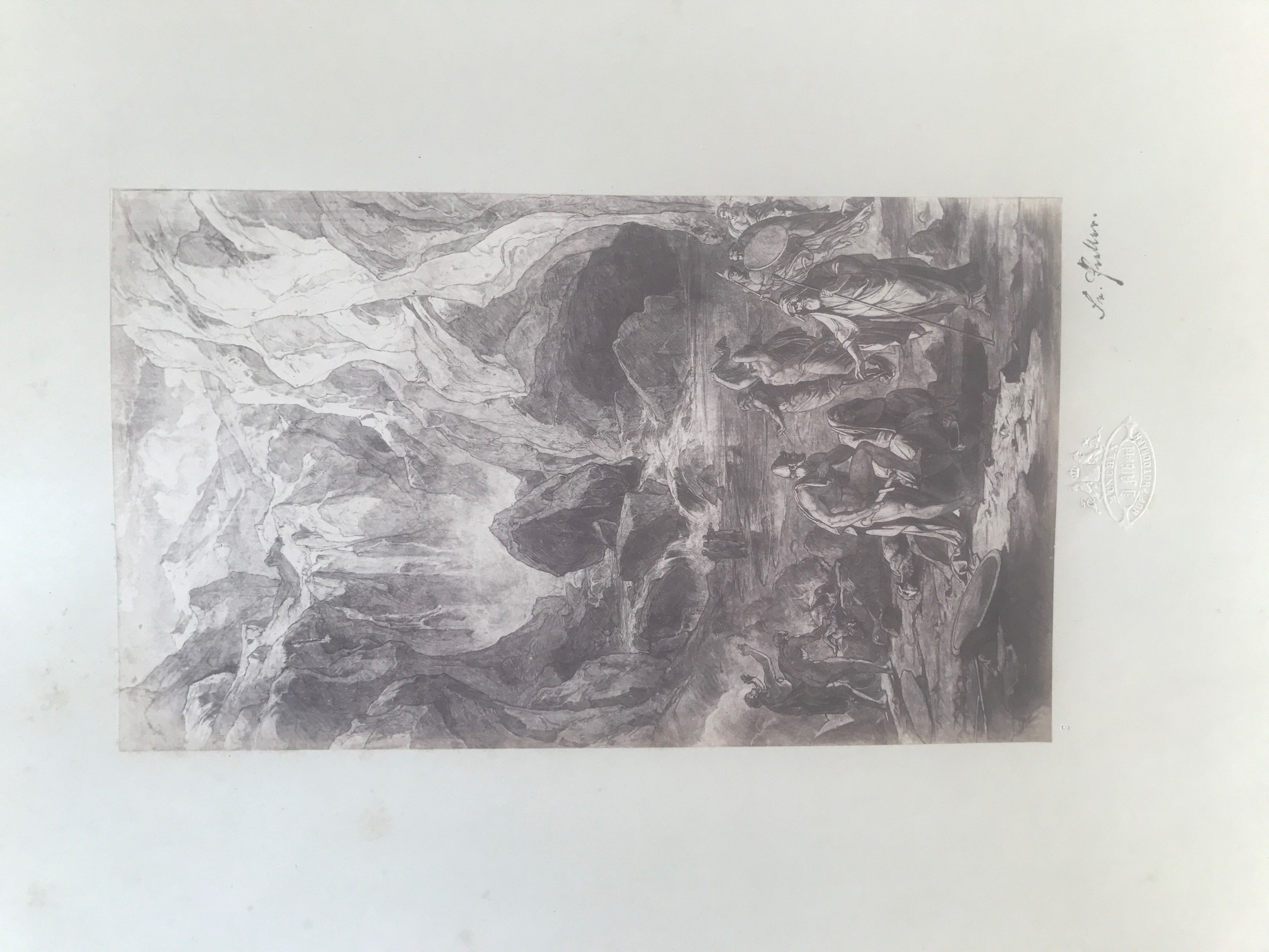 Miniature du produit Odyssee Landschaften. 16 photographies à partir des dessins de Friedrich Preller's. 1863.