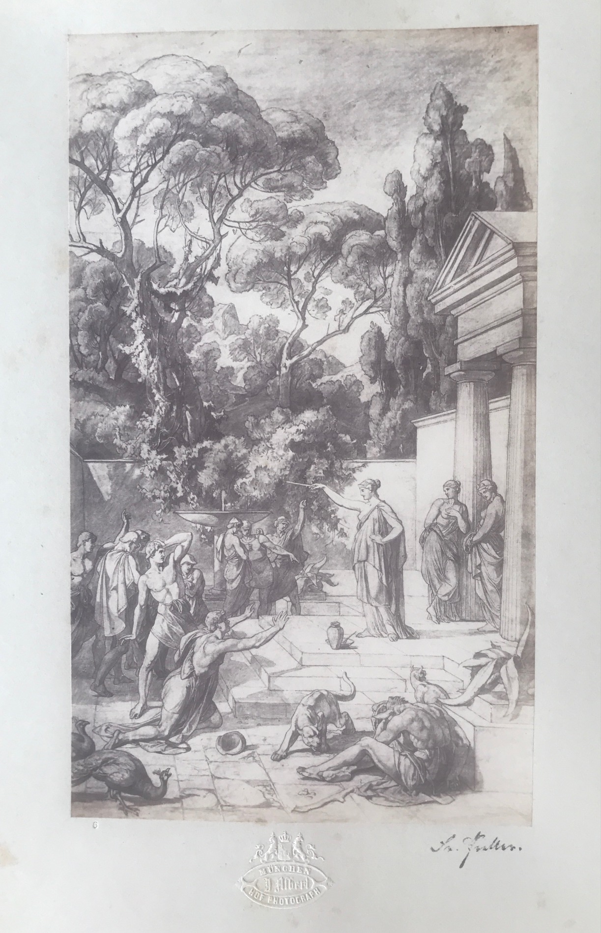 Miniature du produit Odyssee Landschaften. 16 photographies à partir des dessins de Friedrich Preller's. 1863.