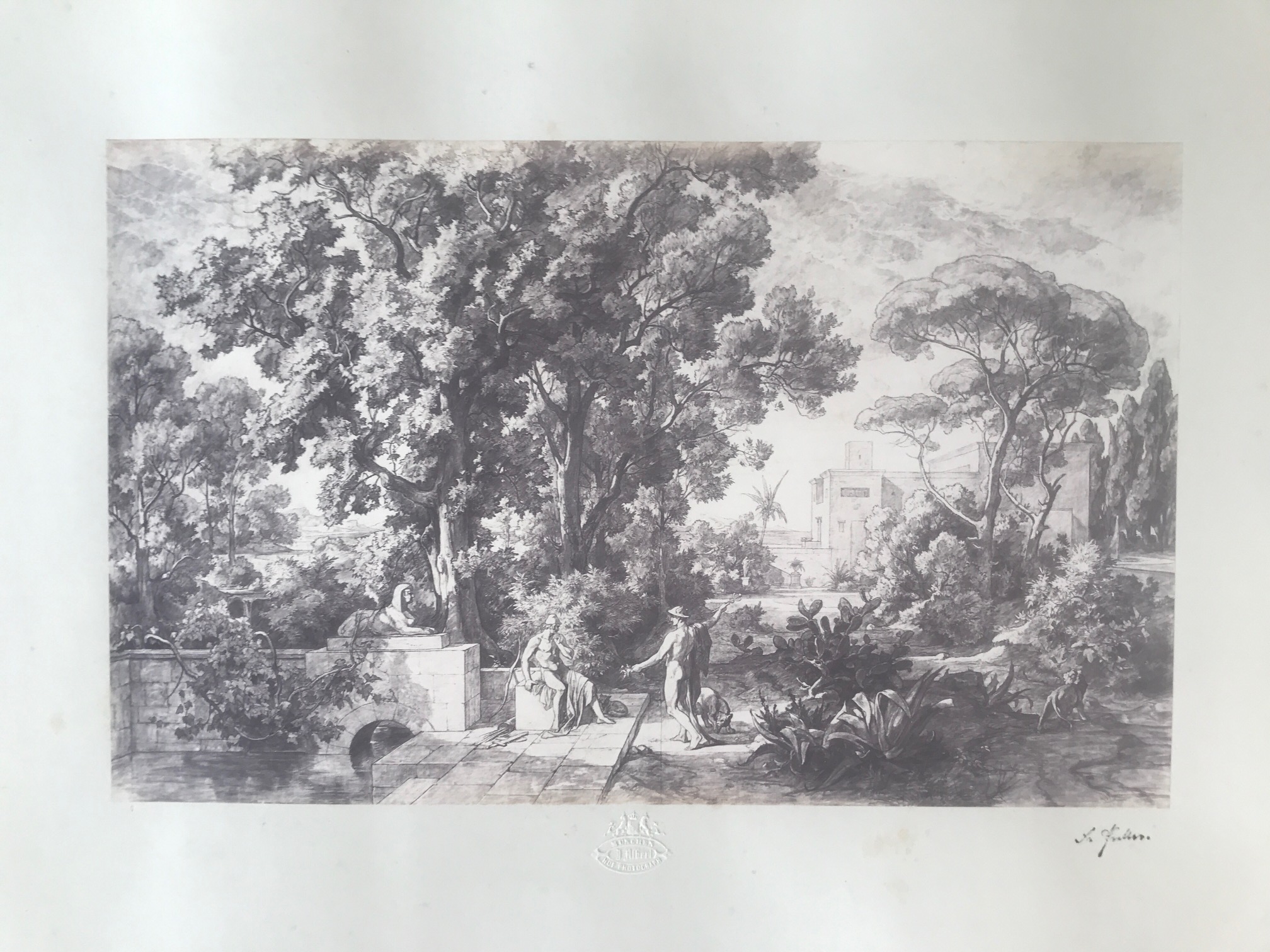 Miniature du produit Odyssee Landschaften. 16 photographies à partir des dessins de Friedrich Preller's. 1863.