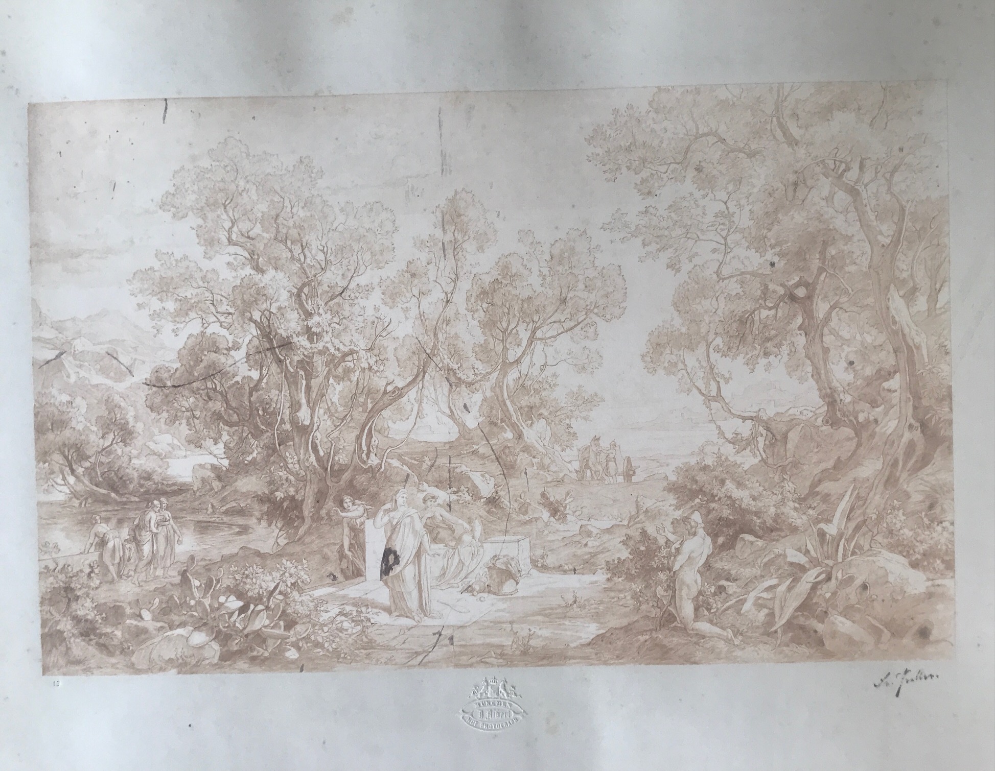 Miniature du produit Odyssee Landschaften. 16 photographies à partir des dessins de Friedrich Preller's. 1863.