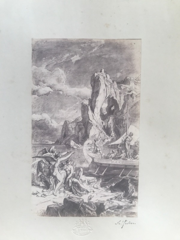 Image du produit Odyssee Landschaften. 16 photographies à partir des dessins de Friedrich Preller's. 1863.