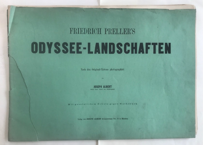 Image du produit Odyssee Landschaften. 16 photographies à partir des dessins de Friedrich Preller's. 1863.