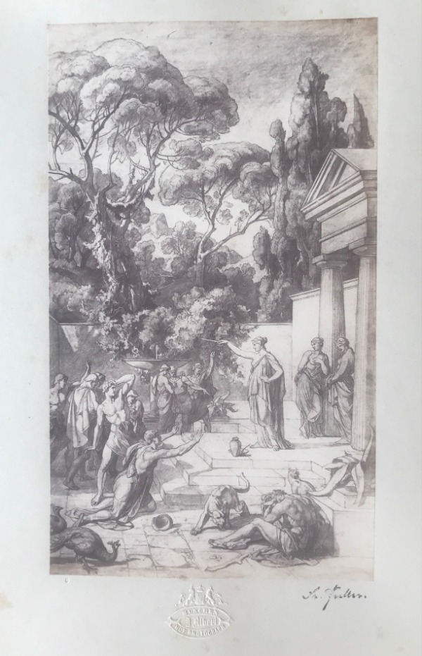 Image du produit Odyssee Landschaften. 16 photographies à partir des dessins de Friedrich Preller's. 1863.