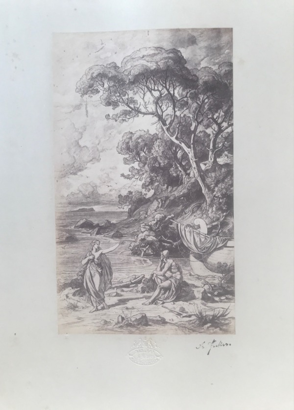 Image du produit Odyssee Landschaften. 16 photographies à partir des dessins de Friedrich Preller's. 1863.