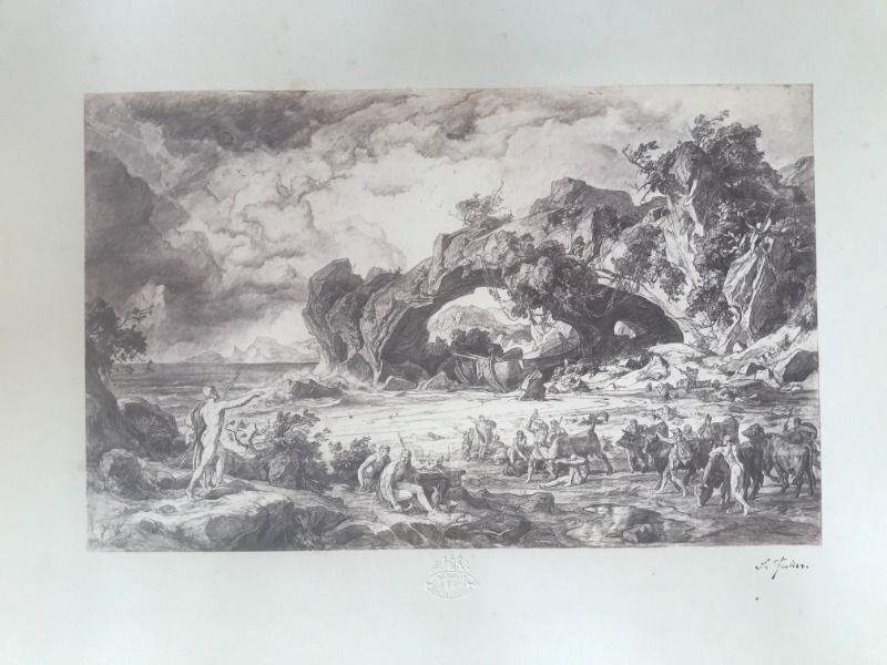 Image du produit Odyssee Landschaften. 16 photographies à partir des dessins de Friedrich Preller's. 1863.