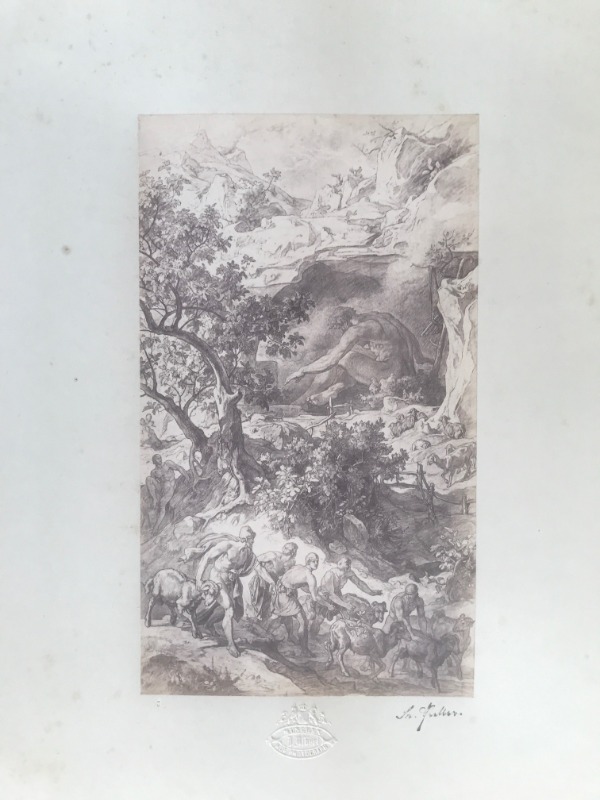 Image du produit Odyssee Landschaften. 16 photographies à partir des dessins de Friedrich Preller's. 1863.