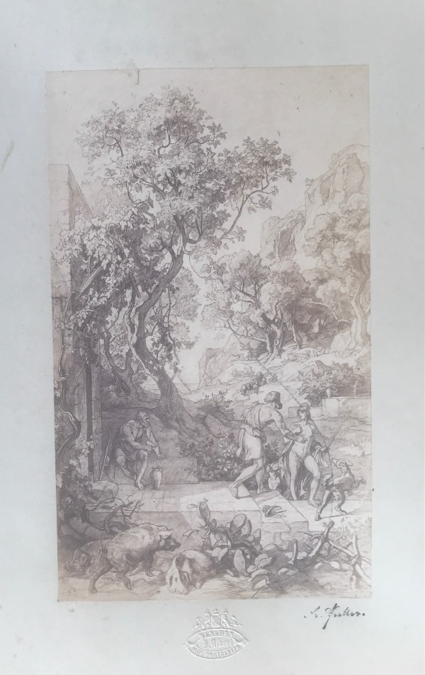 Image du produit Odyssee Landschaften. 16 photographies à partir des dessins de Friedrich Preller's. 1863.