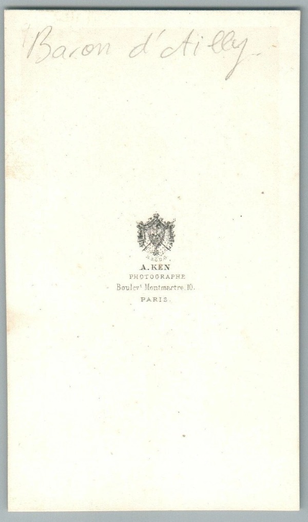 Image du produit Pierre Bourlier, baron d'Ailly numismate, et son épouse  - Portrait CDV