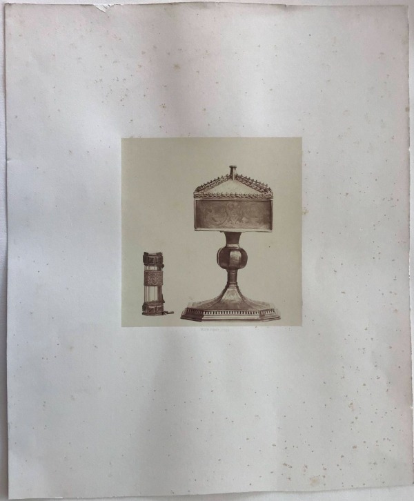 Image du produit Pyxide et ampoule sainte. Moyen âge.