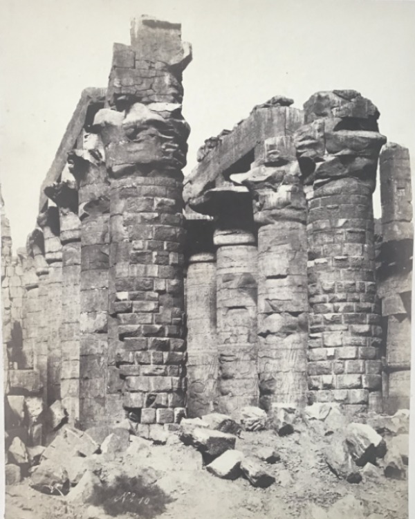 Image du produit Thèbes, Temple de Karnak, colonnade centrale.