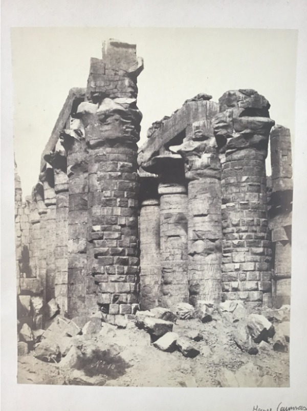 Image du produit Thèbes, Temple de Karnak, colonnade centrale.