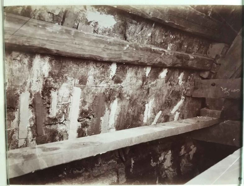Product image Travaux du Metropolitain de Paris. Détail de coffrage d'une galerie. aristotype, vers 1903
