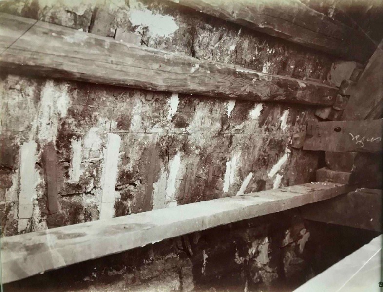 Product image Travaux du Metropolitain de Paris. Détail de coffrage d'une galerie. aristotype, vers 1903