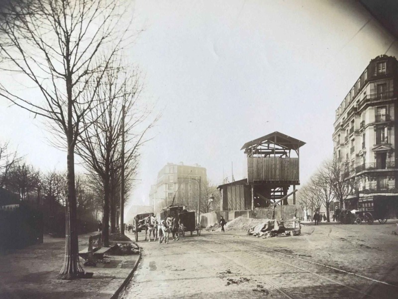Image du produit Travaux du Metropolitain de Paris. Extension de la ligne 3. 3 photographies aristotypes, vers 1910