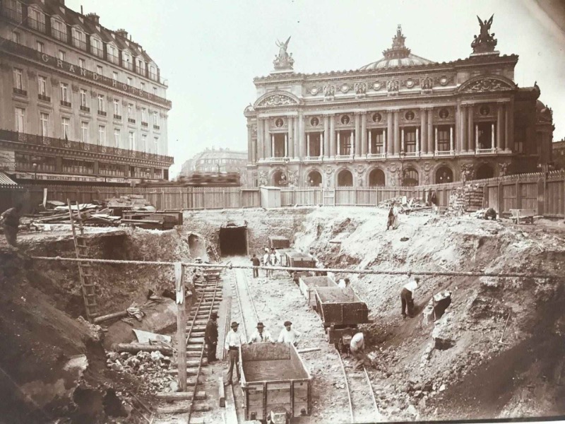 Image du produit Travaux du Metropolitain de Paris. Opéra de Paris.
