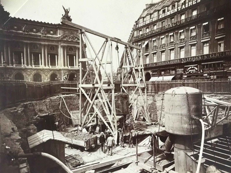 Image du produit Travaux du Metropolitain de Paris. Opéra de Paris.