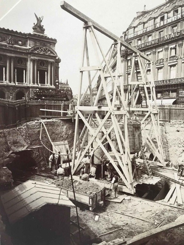 Image du produit Travaux du Metropolitain de Paris. Opéra de Paris.