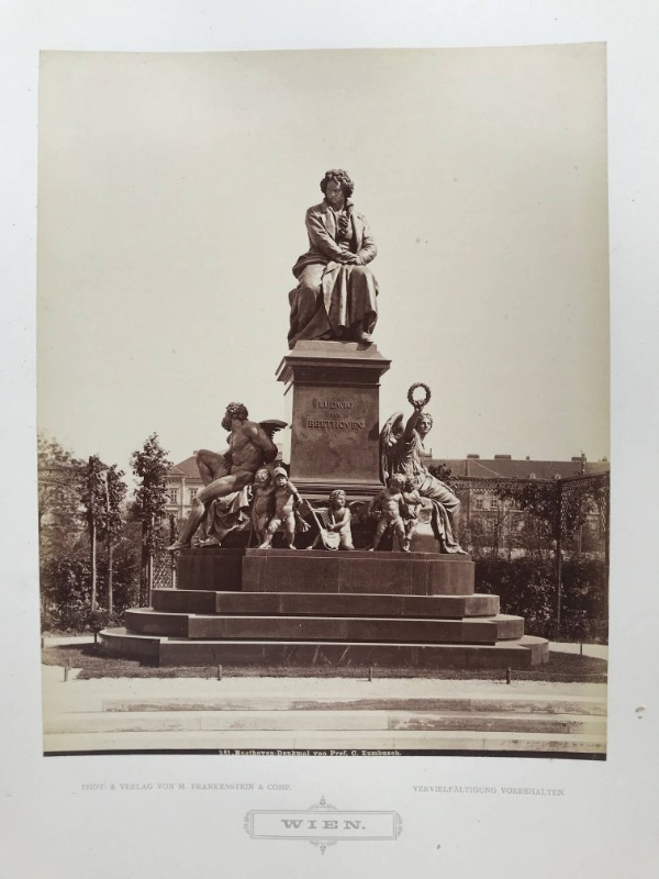 Product image Vienne. Monument à Beethoven, Statue équestre de l'Archiduc Charles, Place de Joseph, empereur.