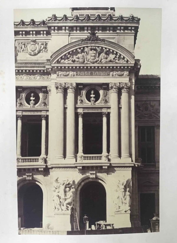 Product image Vue partielle de l'opéra de Paris en travaux. Poésie Lyrique.